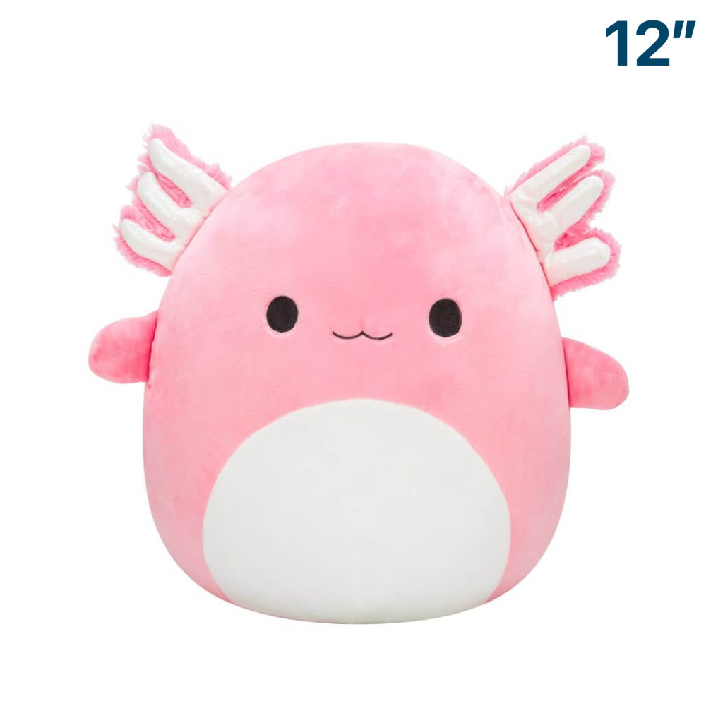 Pink Axolotl Squishmallow Straw Cover -  Israel