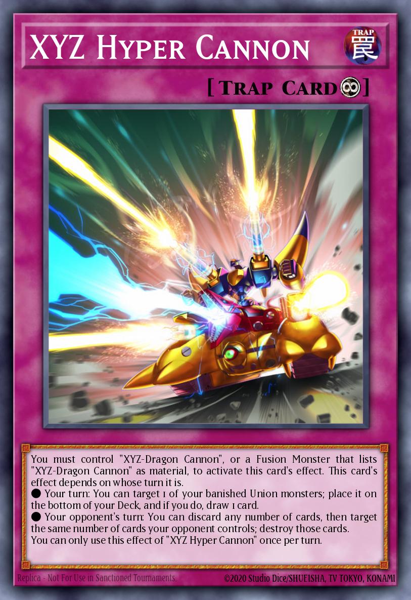 XYZ Dragon store Cannon YuGiOh holo card