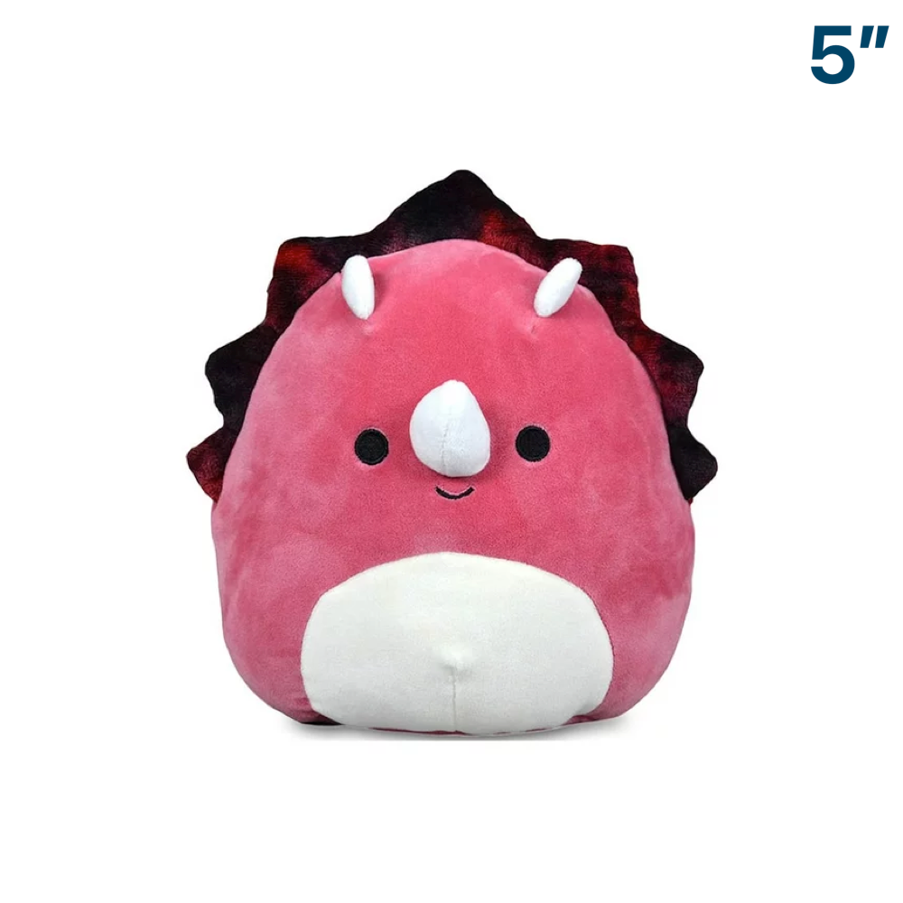 Squishmallow Red Tristan the Triceratops 3.5” 2019 buying Clip RARE HTF BNWT