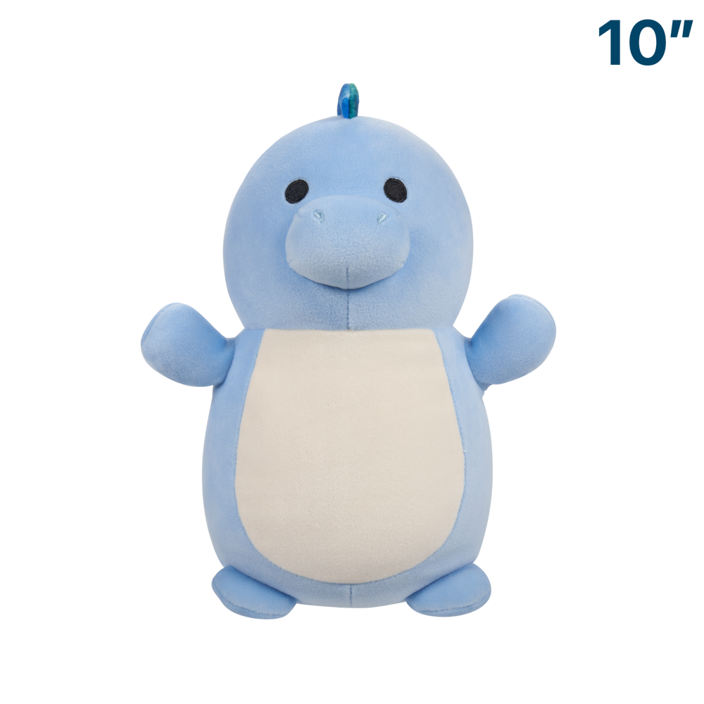 Grayson the Blue Dinosaur 10 Hugmees Squishmallow Plush