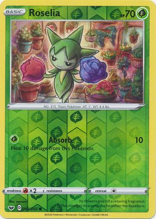 Roselia 2/202 Reverse Holo | Sword & Shield | Pokemon Card