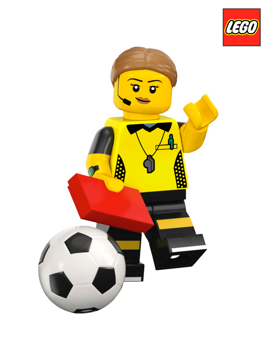 Football Referee - Series 24  | LEGO Minifigure | NEW CMF