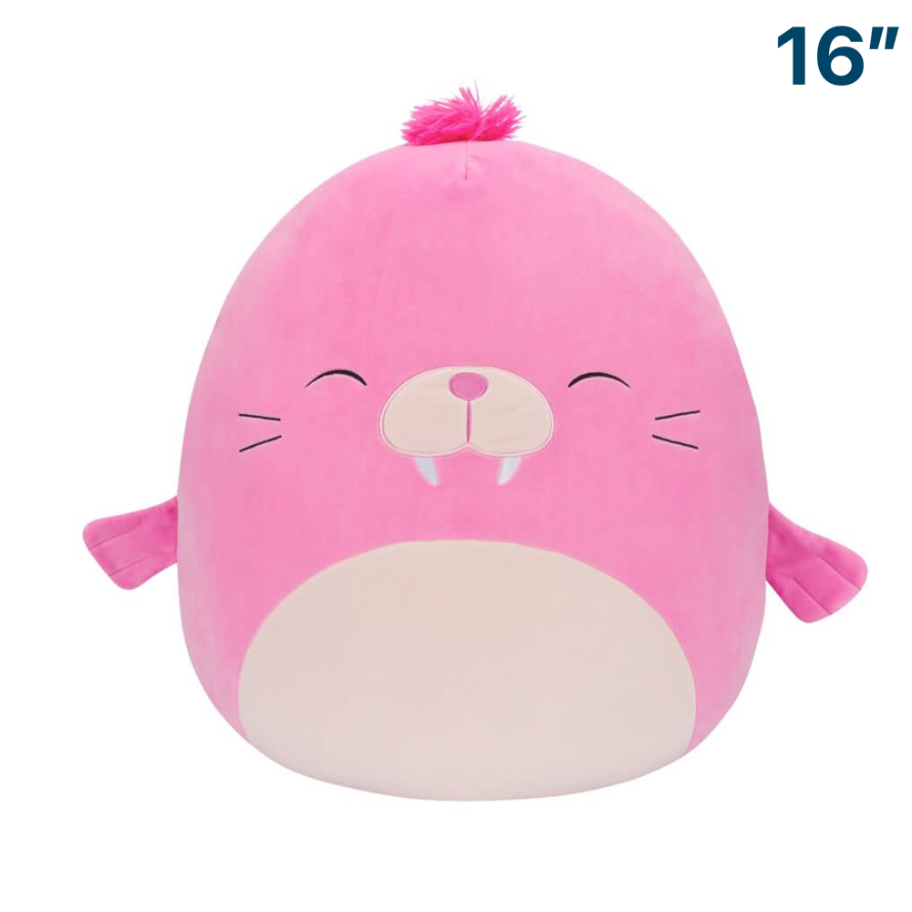 Pink Walrus ~ 16" Wave 17 B Squishmallow Plush