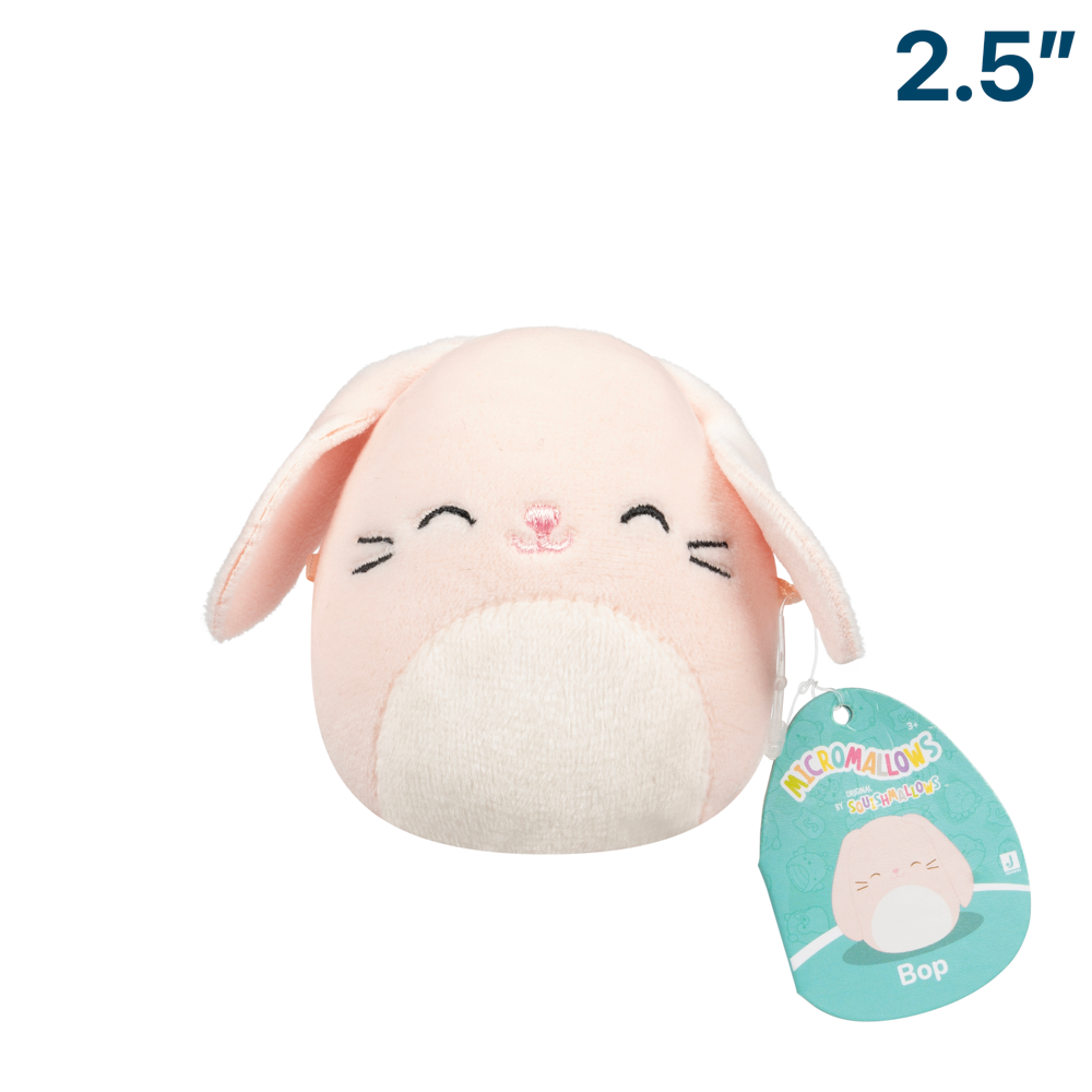 Bop the Bunny ~ 2.5" Micromallows Series 1 Squishmallow Plush