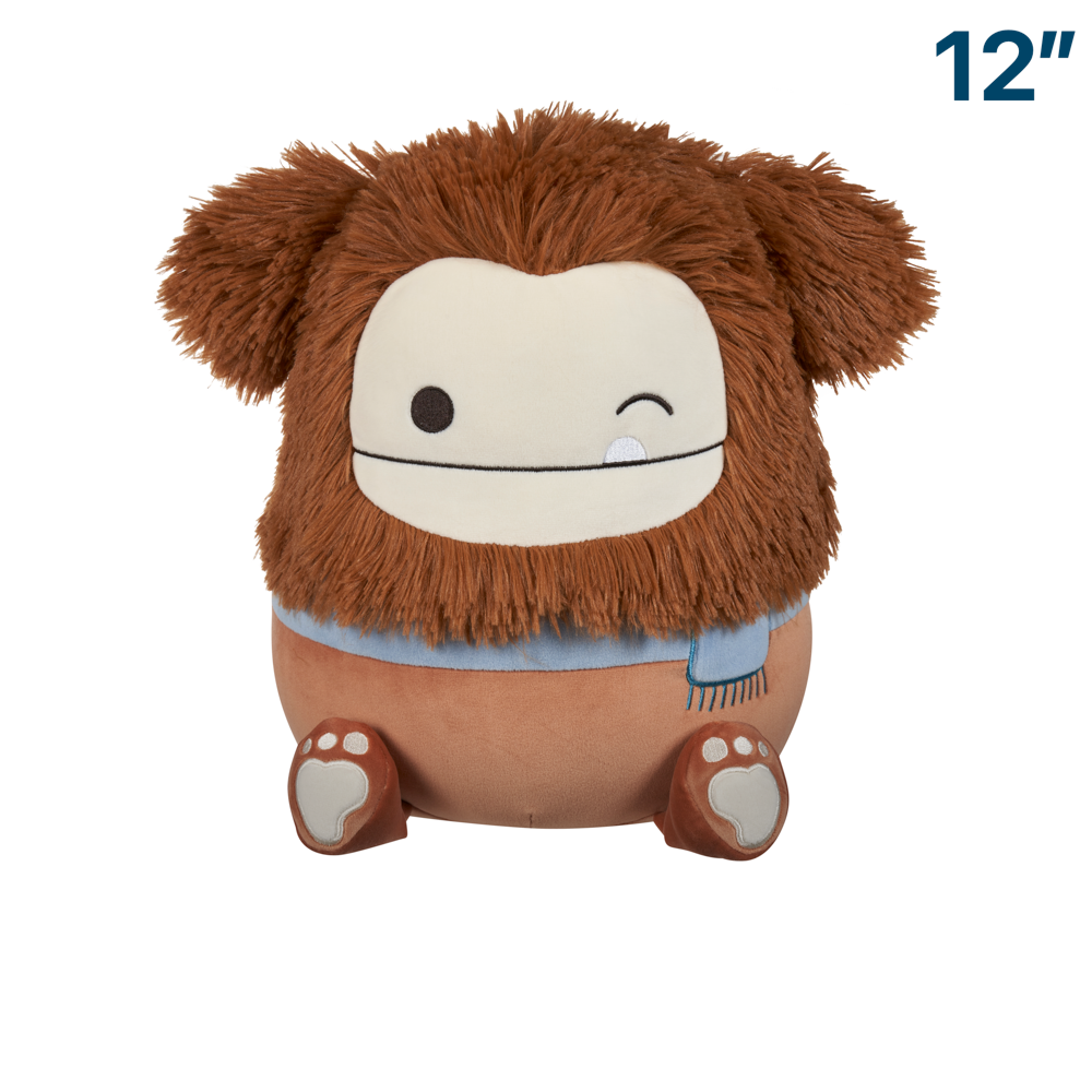 Benny the Winking Brown Bigfoot ~ 12" Squishmallow Plush