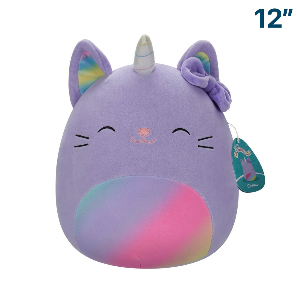 Cienna the Purple Caticorn ~ 12" Wave 18 A Squishmallow Plush