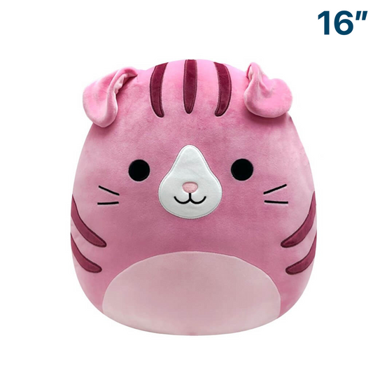 Scottish Fold Pink Cat ~ 16" Squishmallow Plush ~ PRE-ORDER ~ LIMIT 1 PER CUSTOMER