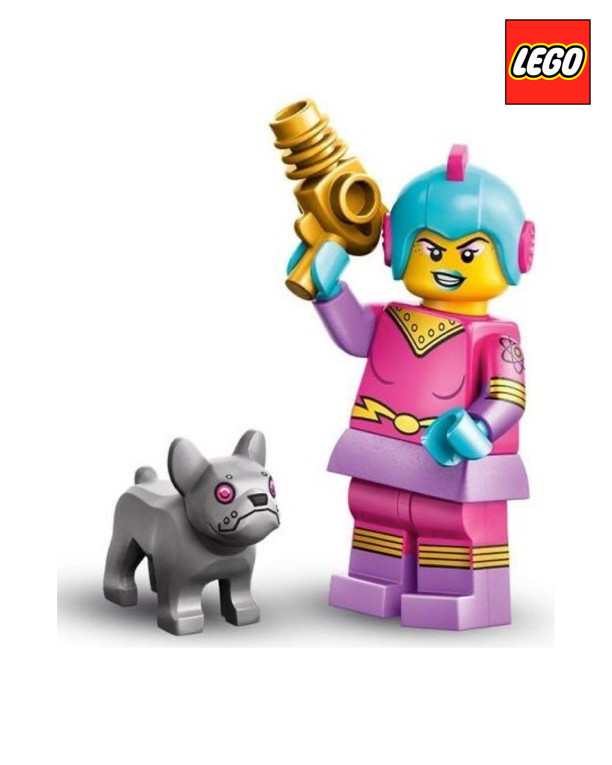 Retro Space Heroine - Series 26 Space | LEGO Minifigure | NEW CMF