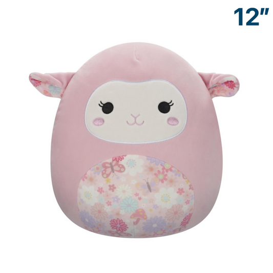 Lala the Pink Lamb ~ 12" Wave 18 B Squishmallow Plush ~ In Stock