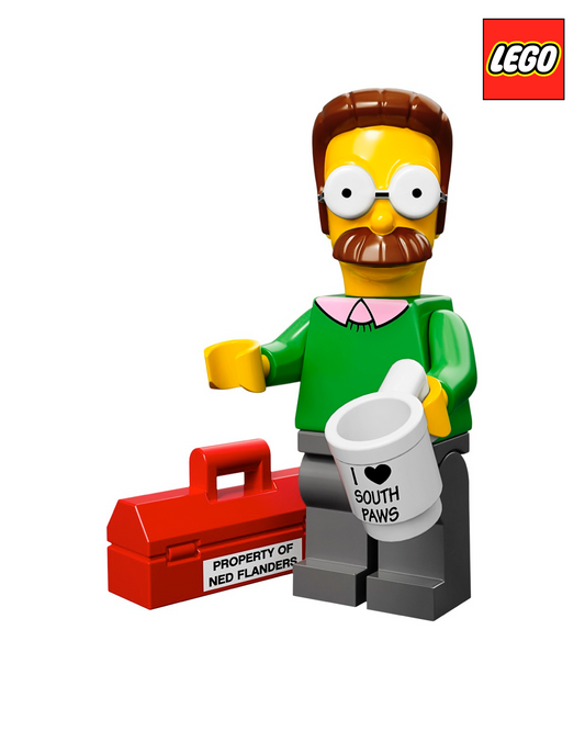 Ned Flanders - The Simpsons - Series 1  | LEGO Minifigure | NEW CMF