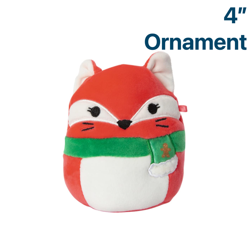 Fifi the Fox ~ Holiday 4" Ornament Squishmallow Plush ~ IN STOCK ~ LIMIT 1 PER CUSTOMER