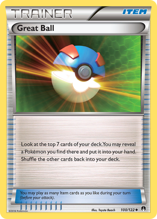 Great Ball 100/122 Uncommon | BREAKpoint | Pokemon Card