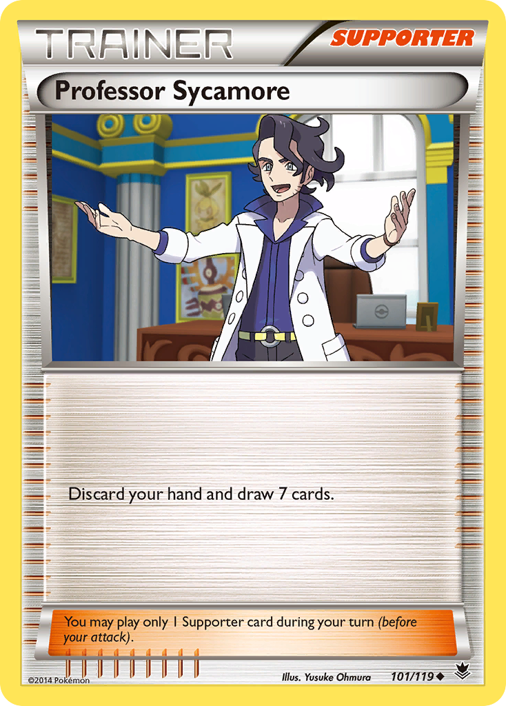 Professor Sycamore 101/119 Uncommon | Phantom Forces | Pokemon Card