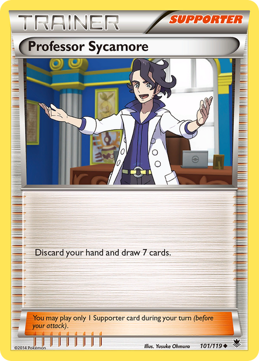 Professor Sycamore 101/119 Uncommon | Phantom Forces | Pokemon Card