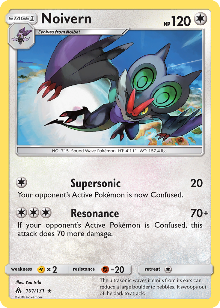 Noivern 101/131 Rare | Forbidden Light | Pokemon Card