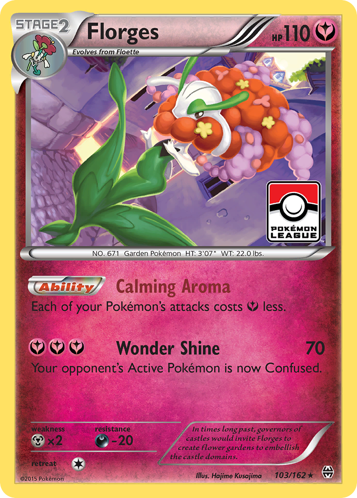 Florges 103/162 Rare | BREAKthrough | Pokemon Card