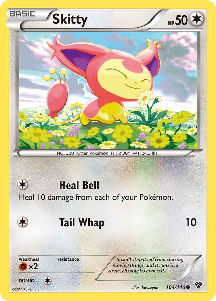 Skitty 104/146 Common | XY | Pokemon Card