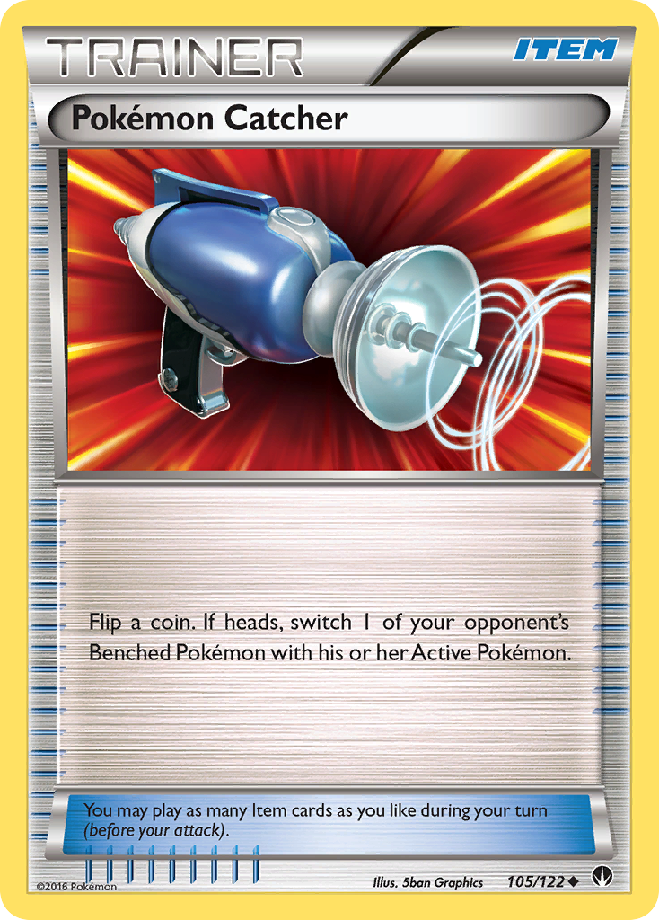 Pokémon Catcher 105/122 Uncommon | BREAKpoint | Pokémon Card