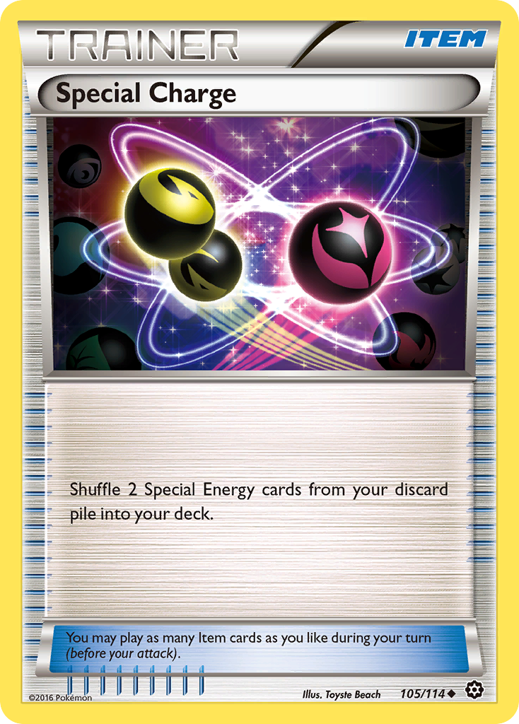 Special Charge 105/114 Uncommon | Steam Siege | Pokémon Card