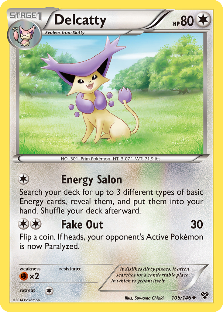 Delcatty 105/146 Uncommon | XY | Pokemon Card