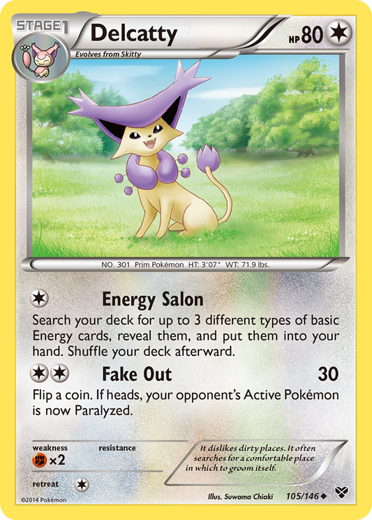 Delcatty 105/146 Uncommon | XY | Pokemon Card