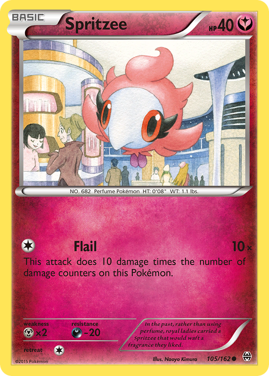 Spritzee 105/162 Common | BREAKthrough | Pokemon Card