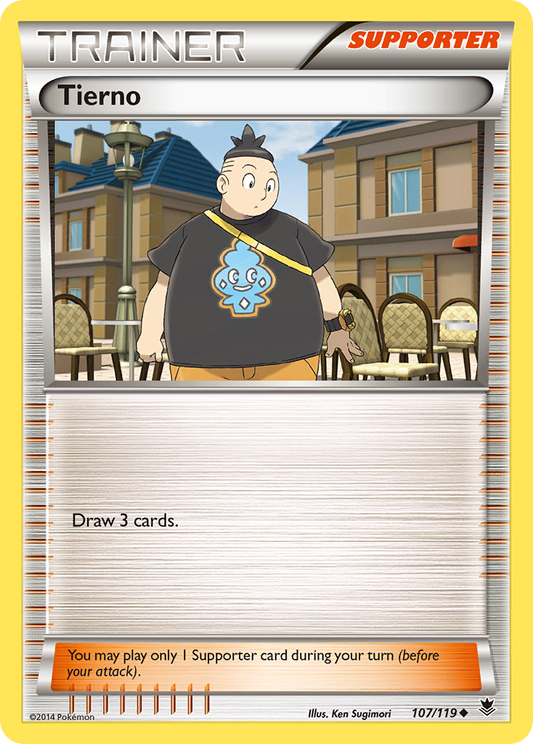 Tierno 107/119 Uncommon | Phantom Forces | Pokemon Card