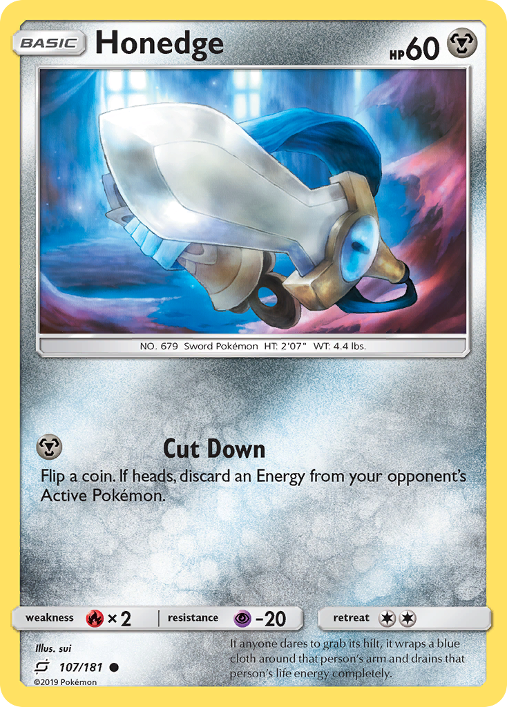 Honedge 107/181 Common | Team Up | Pokémon Card