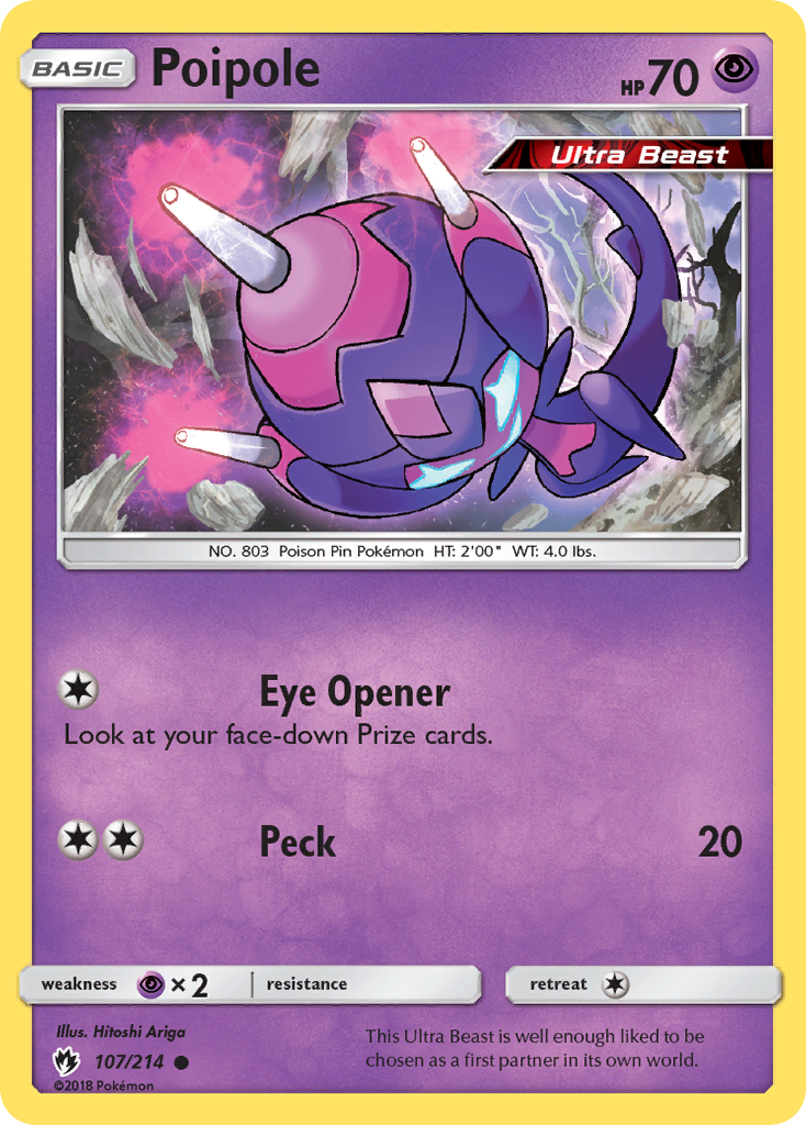 Poipole 107/214 Common | Lost Thunder | Pokemon Card