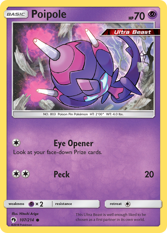 Poipole 107/214 Common | Lost Thunder | Pokemon Card