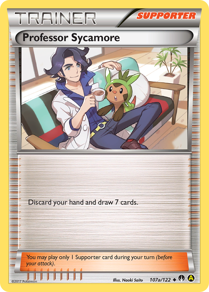 Professor Sycamore 107a/122 Uncommon | BREAKpoint | Pokemon Card