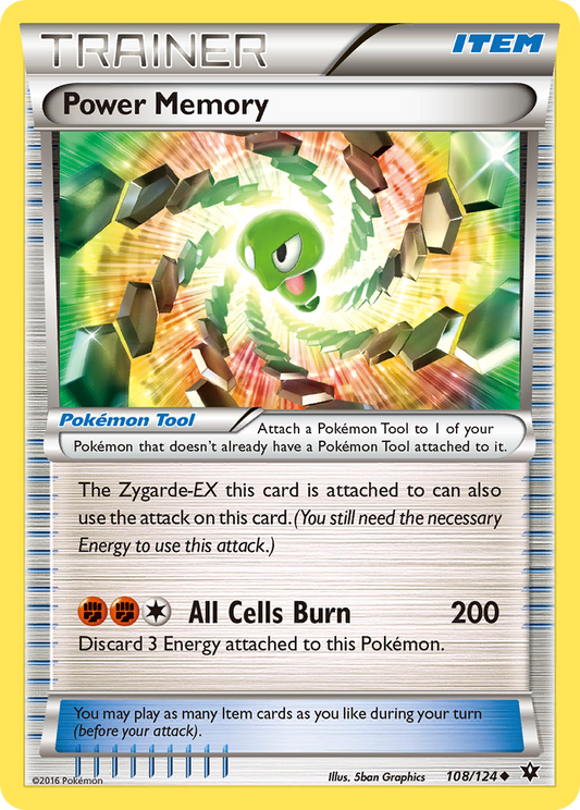 Power Memory 108/124 Uncommon | Fates Collide | Pokemon Card