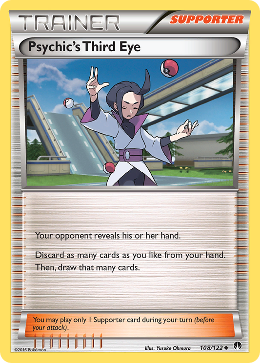 Psychic's Third Eye 108/122 Uncommon | BREAKpoint | Pokémon Card