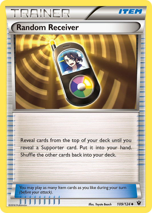 Random Receiver 109/124 Uncommon | Fates Collide | Pokemon Card