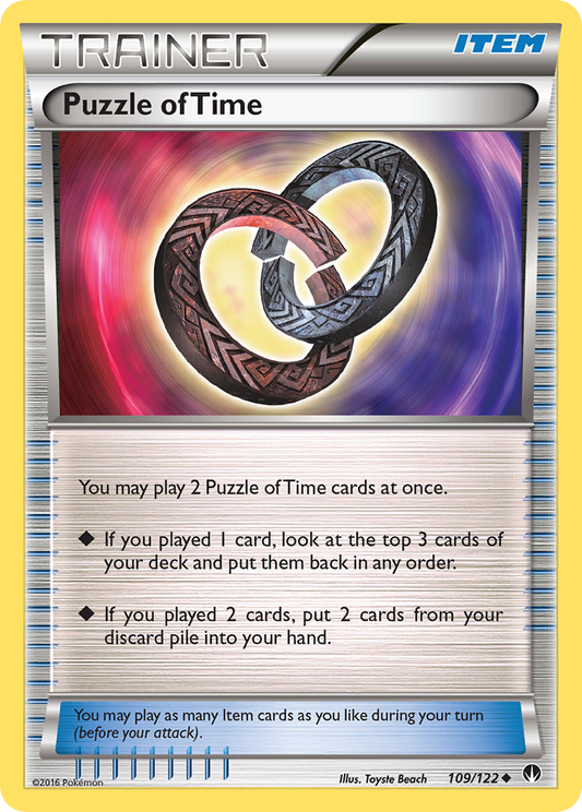 Puzzle of Time 109/122 Uncommon | BREAKpoint | Pokémon Card