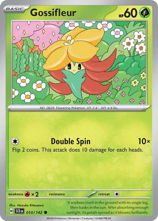 Gossifleur 10/142 Common | Stellar Crown | Pokemon Card