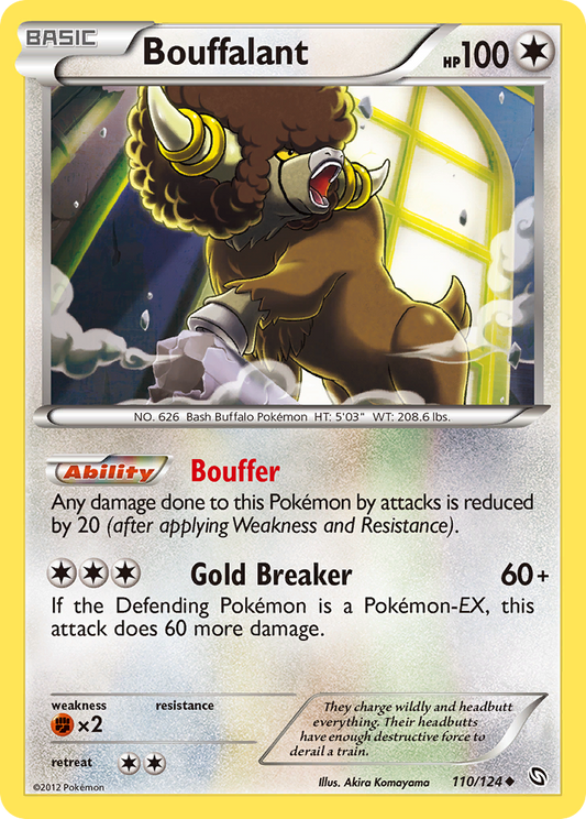 Bouffalant 110/124 Uncommon | Dragons Exalted | Pokemon Card