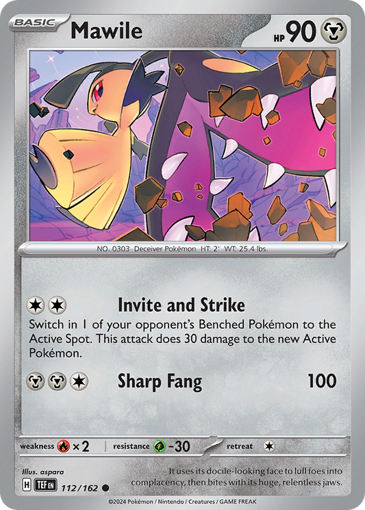 Mawile 112/162 Common | Temporal Forces | Pokemon Card