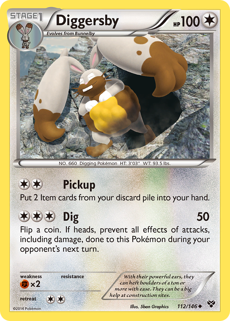 Diggersby 112/146 Uncommon | XY | Pokemon Card