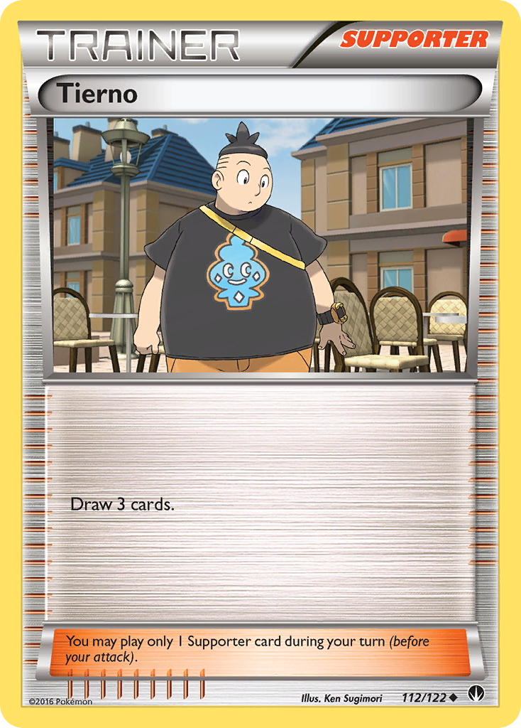 Tierno 112/122 Uncommon | BREAKpoint | Pokémon Card