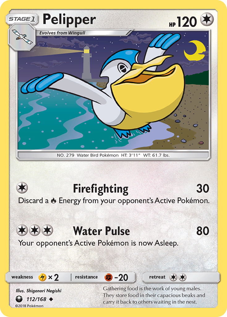 Pelipper 112/168 Uncommon | Celestial Storm | Pokemon Card