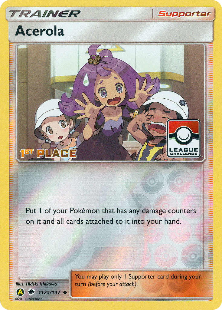 Acerola 112a/147 Uncommon | Burning Shadows | Pokemon Card