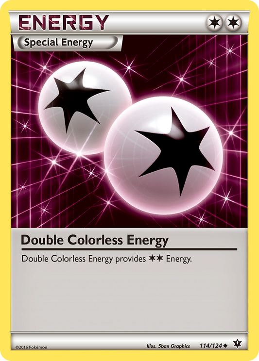 Double Colorless Energy 114/124 Uncommon | Fates Collide | Pokemon Card