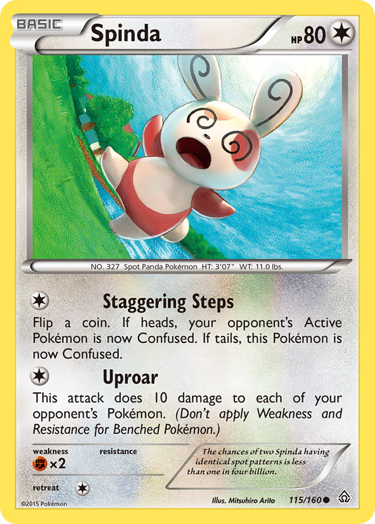 Spinda 115/160 Common | Primal Clash | Pokemon Card