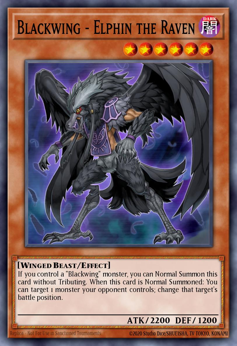 Blackwing  Elphin the Raven - MAZE-EN038 Rare | Yu-Gi-Oh! Card