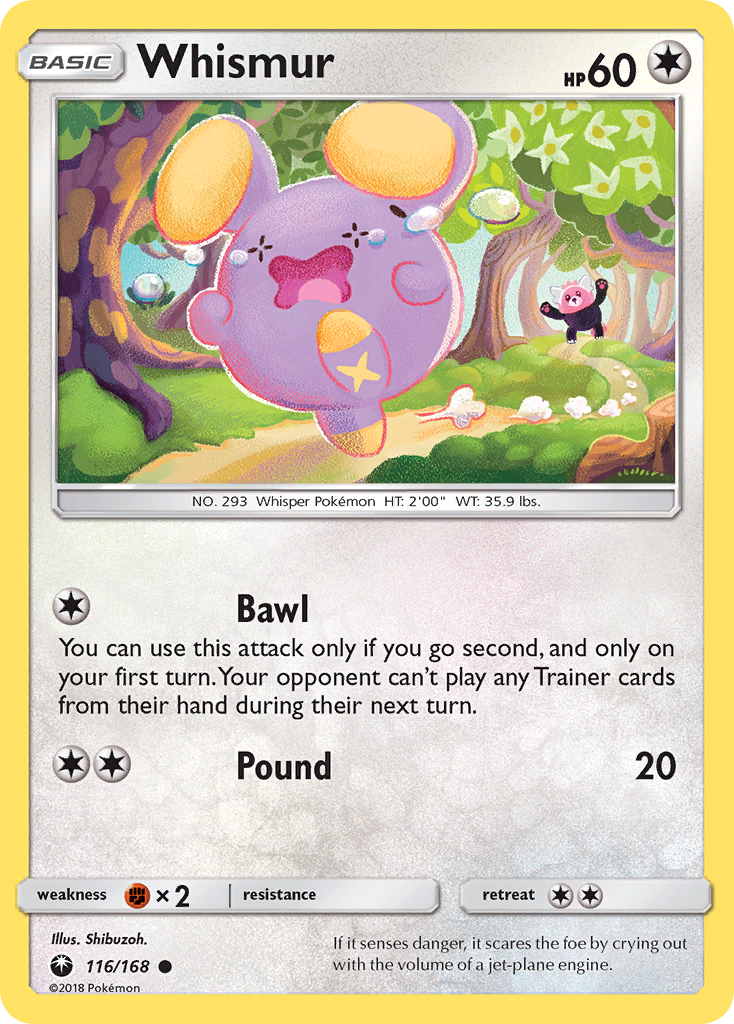 Whismur 116/168 Common | Celestial Storm | Pokemon Card