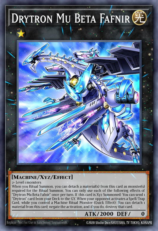 Drytron Mu Beta Fafnir - MP22-EN084 Prismatic Secret Rare | Yu-Gi-Oh! Card