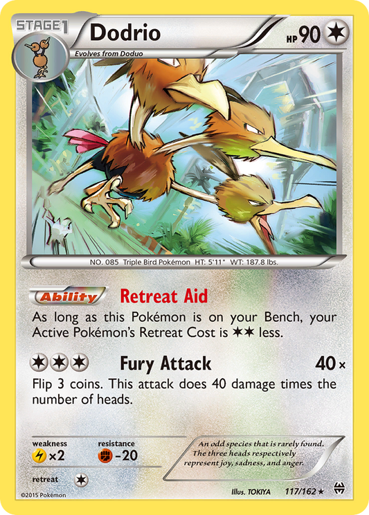 Dodrio 117/162 Rare | BREAKthrough | Pokemon Card