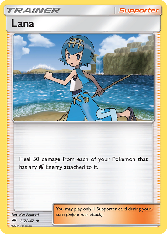 Lana 117/147 Uncommon | Burning Shadows | Pokemon Card