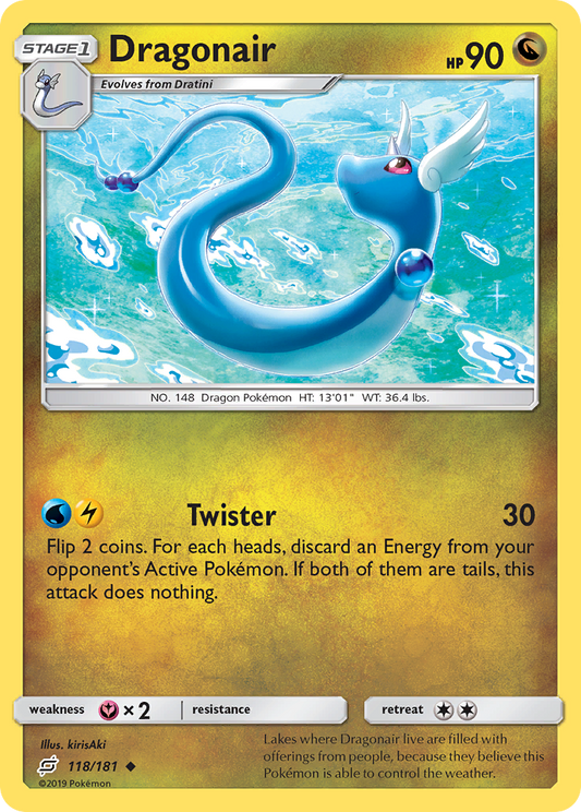 Dragonair 118/181 Uncommon | Team Up | Pokemon Card